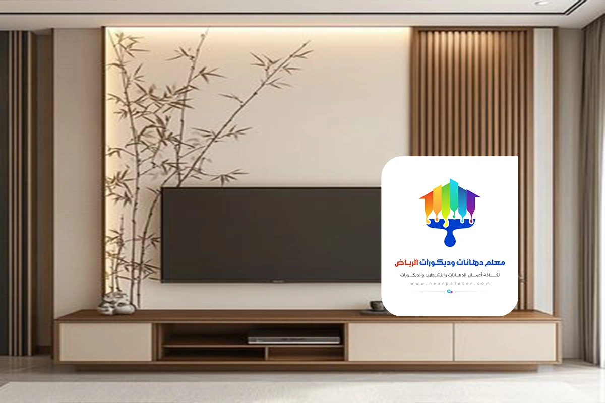 ديكور شاشات تلفزيون الرياض