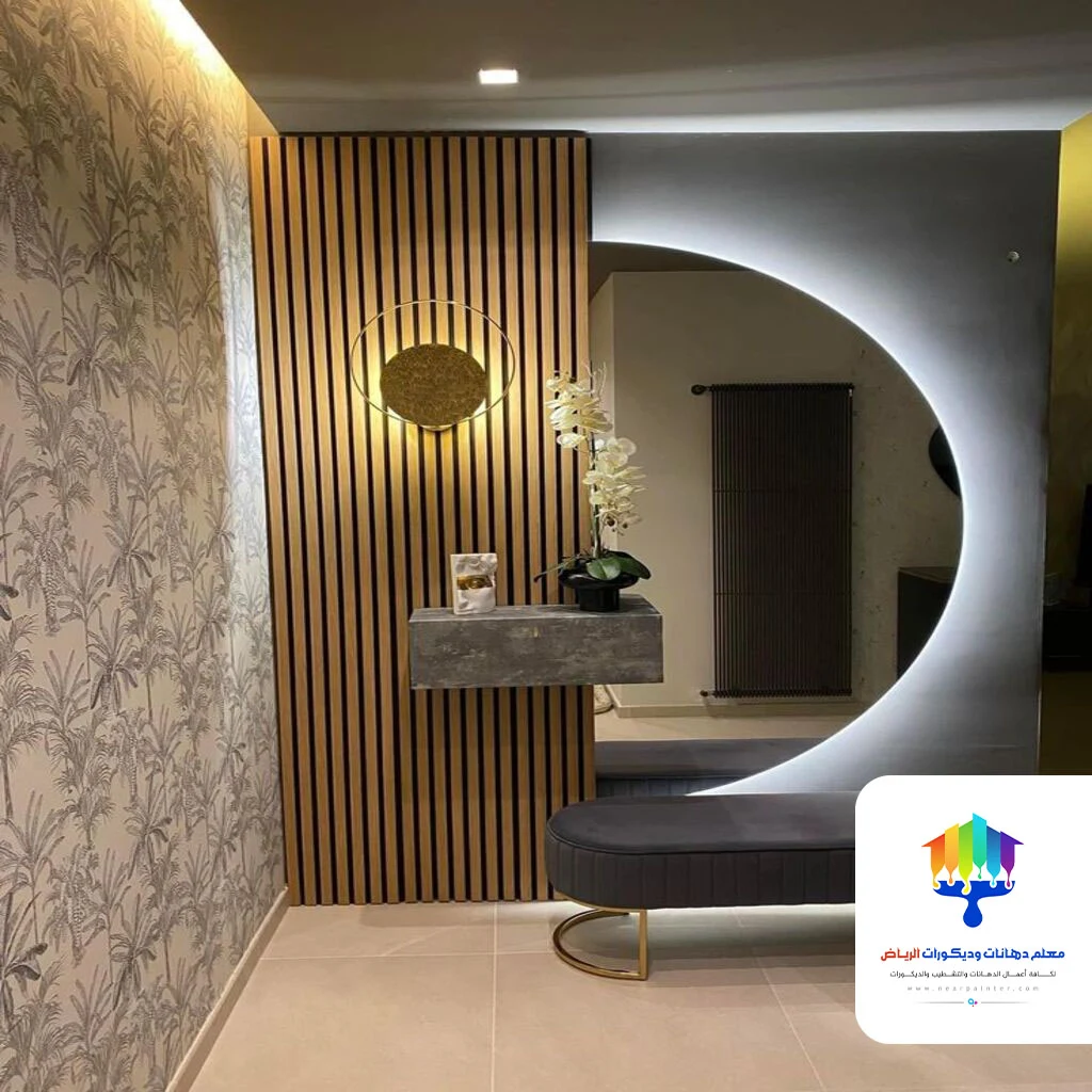 ديكور المرايا على الحائط الرياض