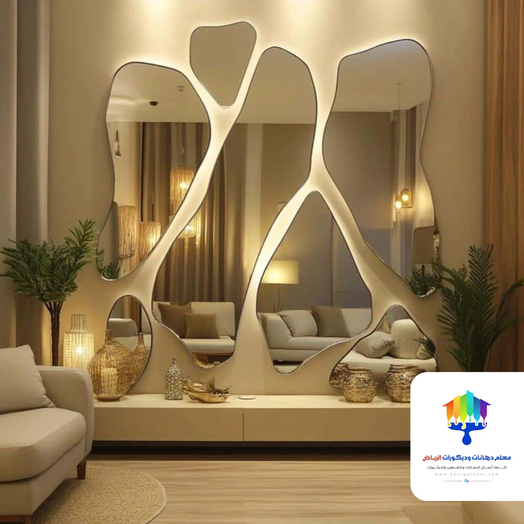 اشكال مرايا جداريه الرياض