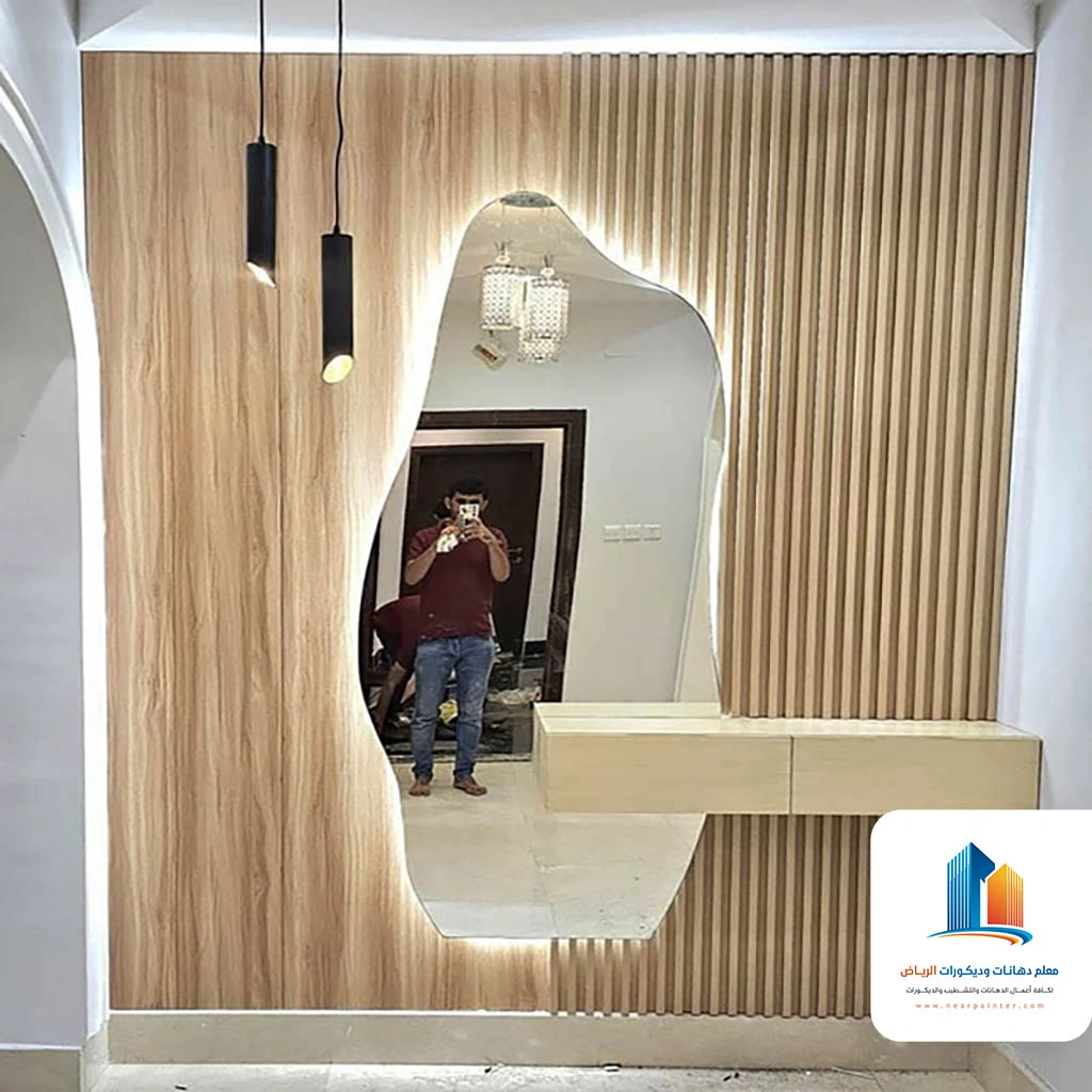 ديكور مرايا للجدران جنوب الرياض