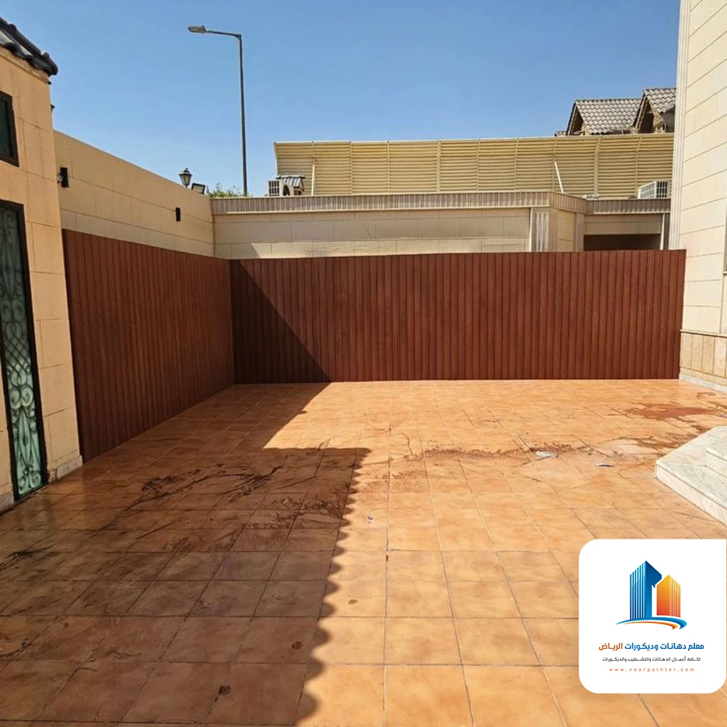 سواتر خشبية بجنوب الرياض